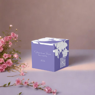 Luxuriöse lila Strömung Geschenkschachtel