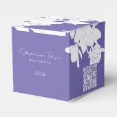 Luxuriöse lila Strömung Geschenkschachtel (Vorderseite)