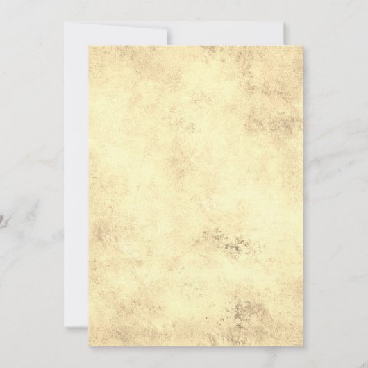 Luxuriöse Lila und goldene Hochzeit Einladung (Rückseite)