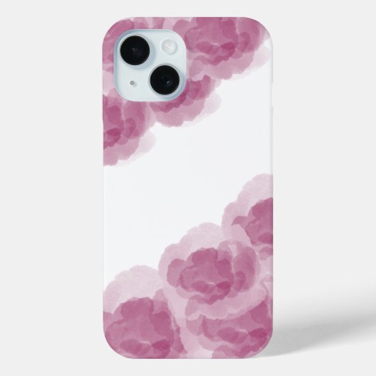 Luxuriöse Lila Wine Magic Rose Abstrakte Kunst Case-Mate iPhone Hülle (Rückseite)