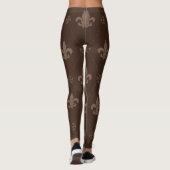 Luxuriöse Lilie Brown Leggings (Rückseite)
