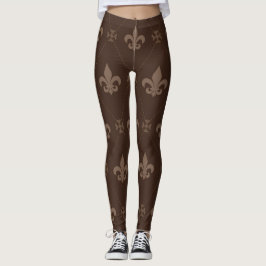 Luxuriöse Lilie Brown Leggings