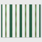 Luxuriöse Linen Trendy Green Gold Texture Collecti Geschenkpapier (Flach)