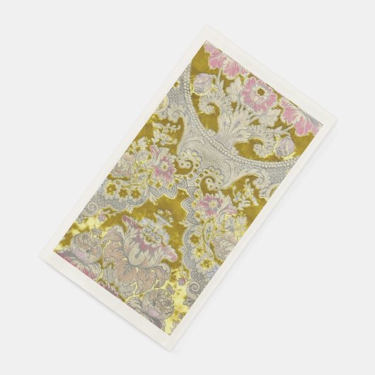 Luxuriöse Louis XVI Paisley Pattern Serviette (Ecke)