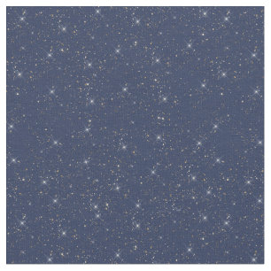 Luxuriöse Marineblau glänzend goldenes Glitzer Stoff