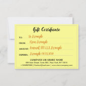 Luxuriöse Markenlogos, elegantes Goldenes Geschenk (Rückseite)