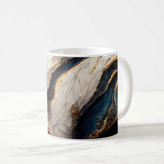 Luxuriöse Marmordekor Tasse (VorderseiteRechts)