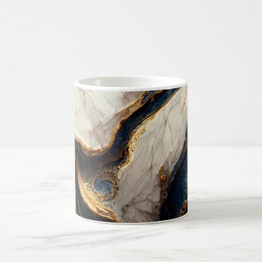 Luxuriöse Marmordekor Tasse (Mittel)