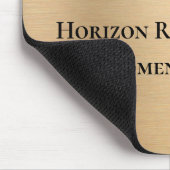 Luxuriöse Metallic Gold Real Anwesen Mousepad (Ecke)