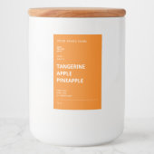 Luxuriöse Minimalistische Juice Smoothie Flaschen Lebensmitteletikett (Vorderseite)