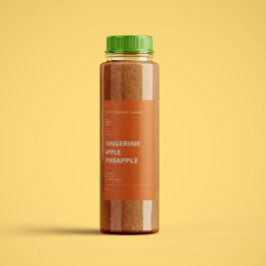 Luxuriöse Minimalistische Juice Smoothie Flaschen Lebensmitteletikett