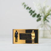 Luxuriöse moderne Berufliche Ergänzung Visitenkarte (Stehend Vorderseite)