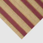 Luxuriöse moderne Burgundy Gold Linen Collection Seidenpapier (Ausschnitt)