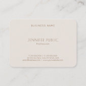 Luxuriöse moderne Farbharmonie Berufliche Vorlage Visitenkarte (Rückseite)