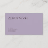 Luxuriöse moderne geometrische Art Deco Visitenkarte (Rückseite)