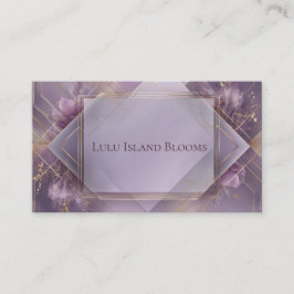 Luxuriöse moderne geometrische Art Deco Visitenkarte