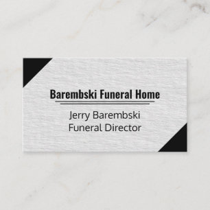 Luxuriöse moderne Imitate Textur Grau und Schwarz Visitenkarte