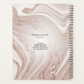 Luxuriöse, moderne Make-up Haarstyling Lashes Kosm Planer (Rückseite)