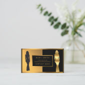 Luxuriöse modische Mode ergänzen Ihren Text für si Visitenkarte (Stehend Vorderseite)