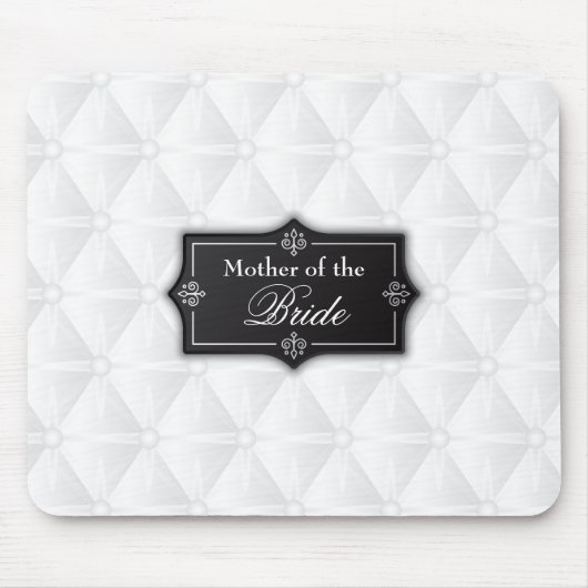 Luxuriöse Mutter der Braut Hochzeit | Mousepad (Vorne)