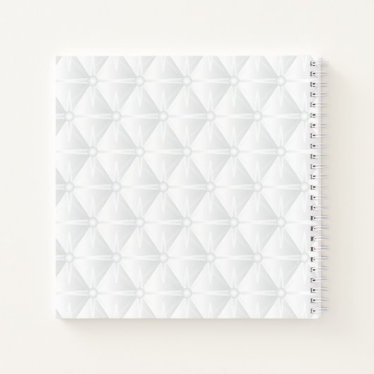 Luxuriöse Mutter der Braut Wedding Gästebuch Notizblock (Rückseite)