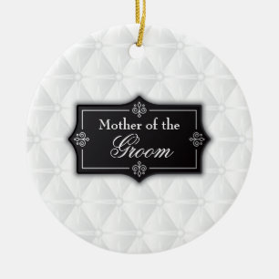 Luxuriöse Mutter der Groom-Hochzeit Keramik-Orna Keramikornament