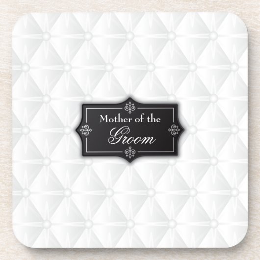 Luxuriöse Mutter der Groom-Hochzeit | Untersetzer (Vorderseite)
