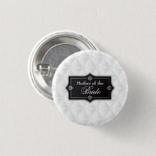 Luxuriöse Mutter des Bride Wedding Button Button