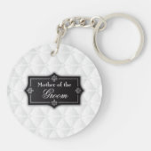 Luxuriöse Mutter des Groom Wedding Schlüsselanhäng Schlüsselanhänger (Rückseite)