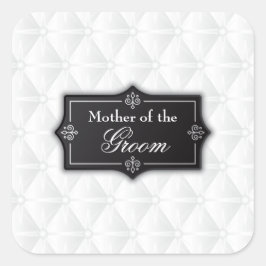Luxuriöse Mutter des Groom Wedding Sticker Siegel