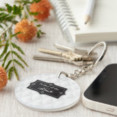 Luxuriöse Mutter des Schlüsselanhängers Hochzeit Schlüsselanhänger (Vorderseite rechts)