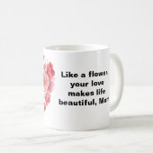 Luxuriöse Muttertagskrone Kaffeetasse (VorderseiteRechts)