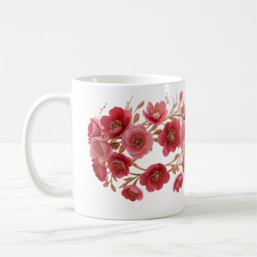 Luxuriöse Muttertagskrone Kaffeetasse (Links)