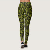 Luxuriöse Ocelot Rosette Leggings (Rückseite)