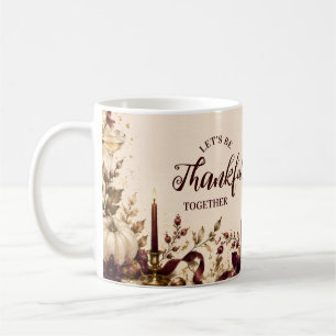 Luxuriöse opulente Thanksgiving-Soiree Kaffeetasse