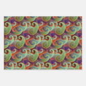 Luxuriöse Paisley Patterns Geschenkpapier Set (Vorderseite 3)