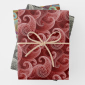 Luxuriöse Paisley Patterns Geschenkpapier Set (Beispiel)