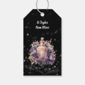 Luxuriöse Parfüm Black Geschenkanhänger (Rückseite)