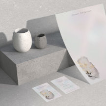 Luxuriöse Pearl Golden Bamboo Business Card