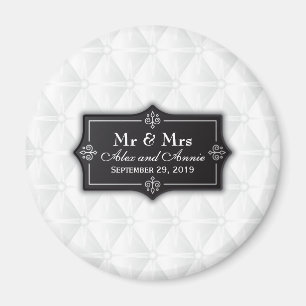 Luxuriöse personalisierte Hochzeit   Magnet