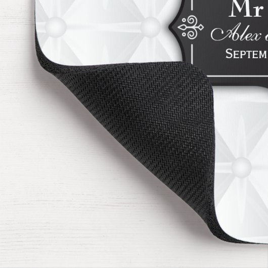 Luxuriöse Personalisierte Hochzeit | Mousepad (Ecke)