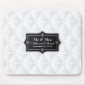 Luxuriöse Personalisierte Hochzeit | Mousepad (Vorne)