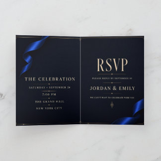 Luxuriöse personalisierte Party-Einladungskarte Feiertagskarte
