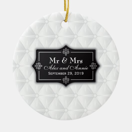 Luxuriöse personalisierte Verzierung der Keramikornament (Vorne)