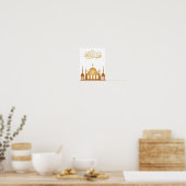 Luxuriöse "Ramadan Kareem" Wandkunst Poster (Küche)