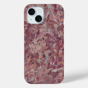 Luxuriöse Red Brown Grau Watercolor Abstrakte Kuns Case-Mate iPhone Hülle