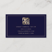 Luxuriöse Reinigung Visitenkarte (Rückseite)