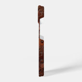 Luxuriöse Rich Mahogany iPhone Case iPhone Hülle (Linke Seite)