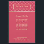 Luxuriöse rosa gequiltete moderne Goldbeauty Salon Flyer<br><div class="desc">Luxuriöse rosa gesteppte moderne Gold Beauty Salon Wellness-Center Broschüren.</div>