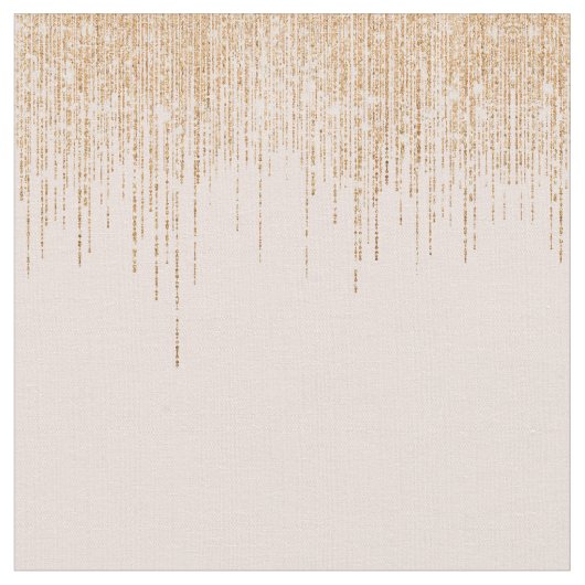 Luxuriöse Rosa Gold Funkelnd Glitzer Fringe Stoff (Nahaufnahme)